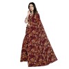 Rekha Maniyar Women'sGeorgette Saree  Fancy Printed Saree With Unstitched Blouse