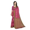 Rekha Maniyar Women's Georgette Saree With Fancy Stripes Print Saree