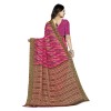 Rekha Maniyar Women's Georgette Saree With Fancy Stripes Print Saree