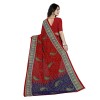 Rekha Maniyar Women's Georegette Saree With Paisley Print And Unstitched Blouse