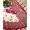 Rekha Maniyar Women's Art silk Saree And Floral Print 
